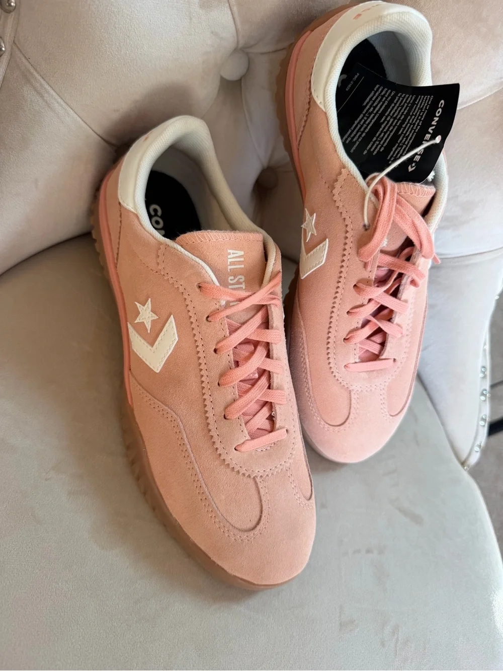 Converse Run Star Trainers Sneakers Low top Flamingo Unisex Men 7.5 Womens 9